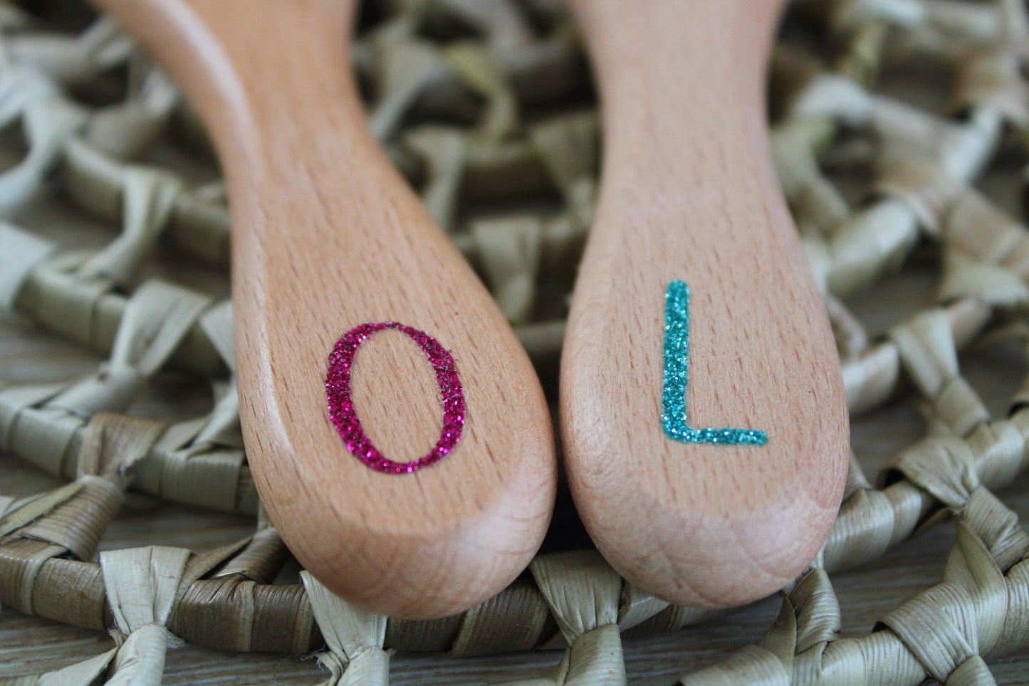 Brosse bébé/enfant personnalisée + pochon personnalisé