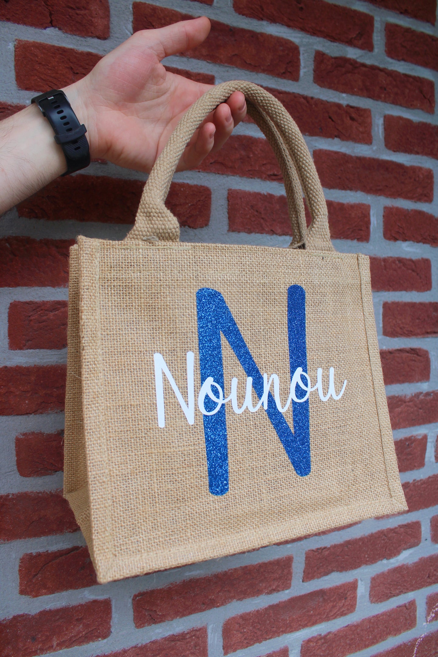 Petit Sac en Toile de Jute (26x22x14)