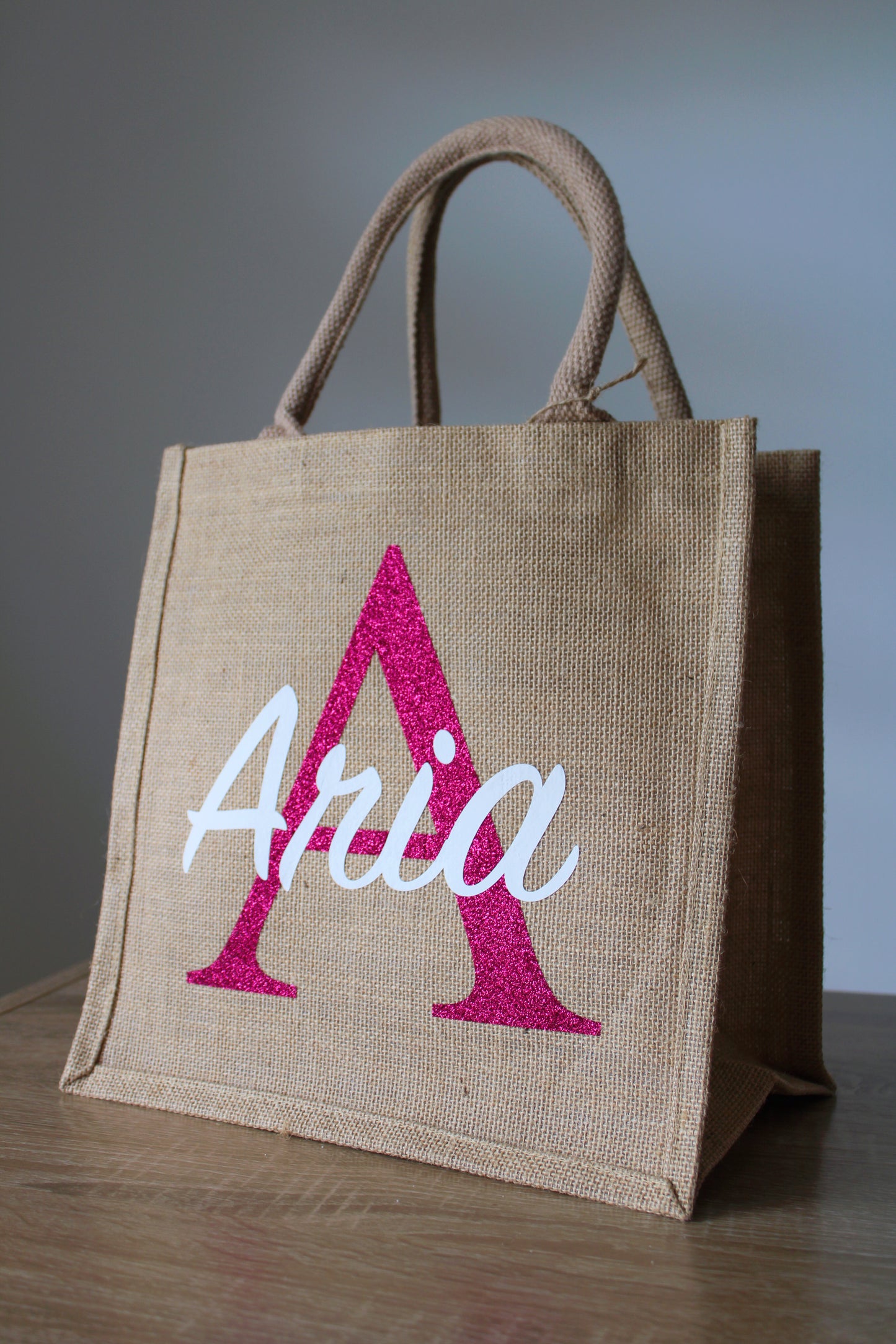 Sac en toile de jute - Prénom