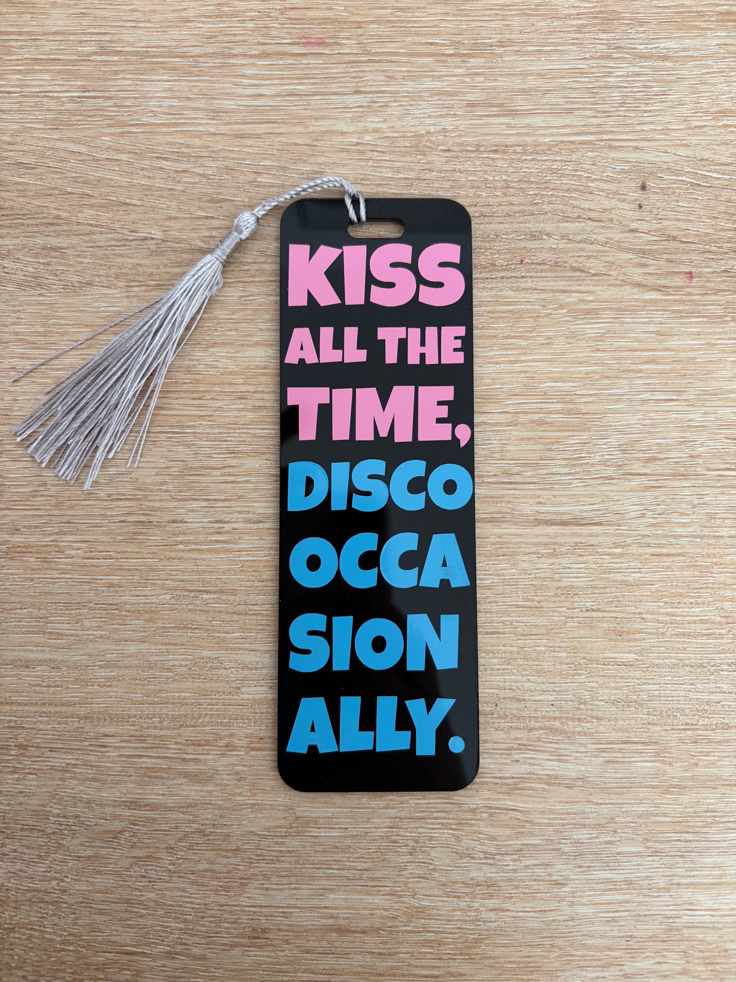 Marque-page "Kiss al the time, Diso occasionally"