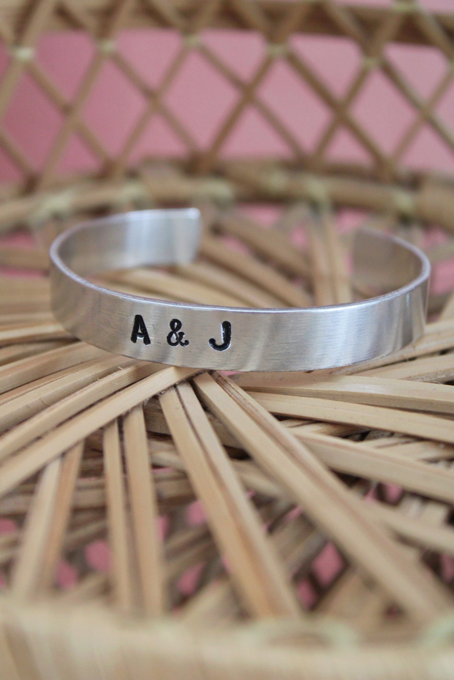 Bracelet (Jonc) personnalisé “X & X”