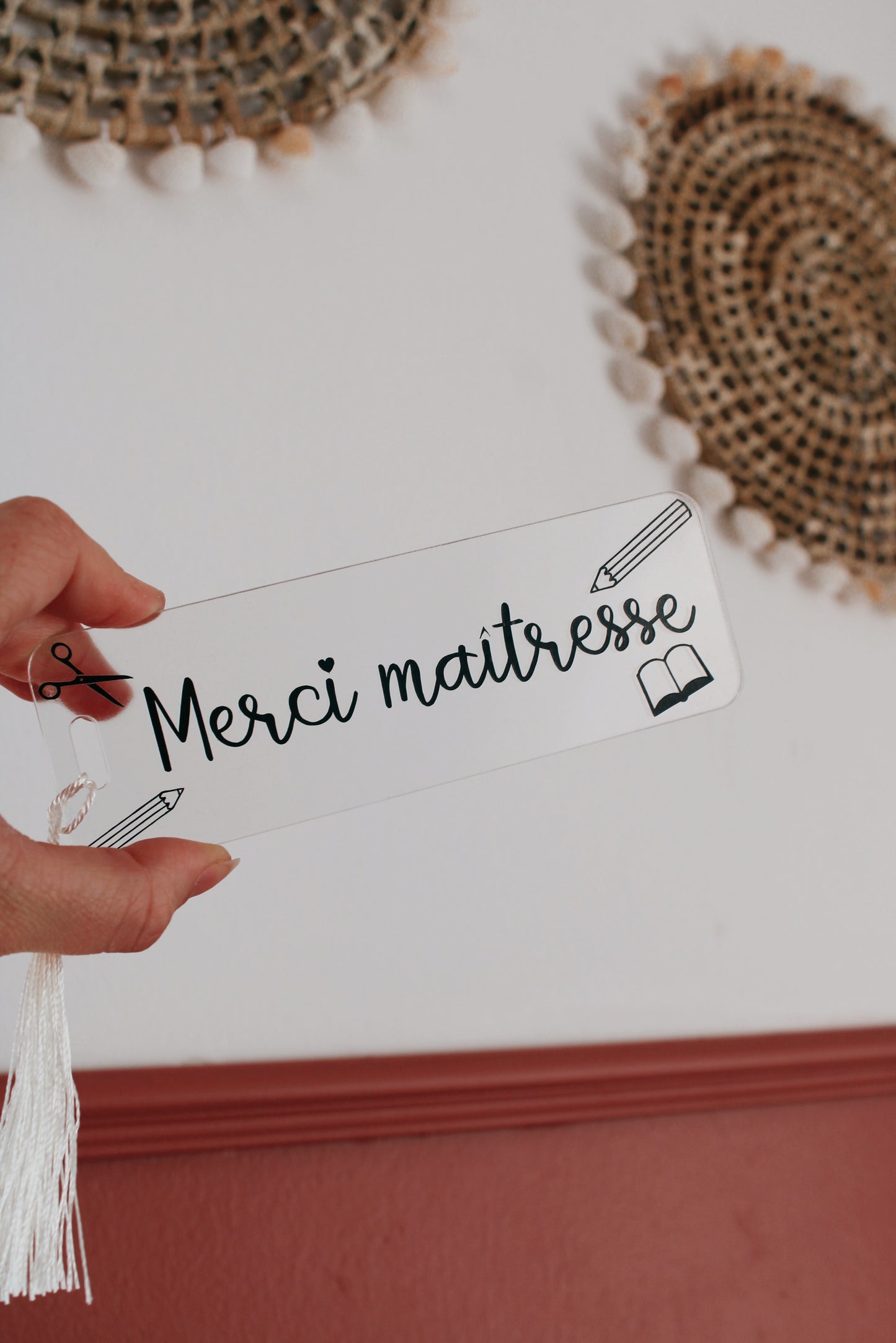 Marque-page personnalisé "Merci maîtresse" + autres variantes